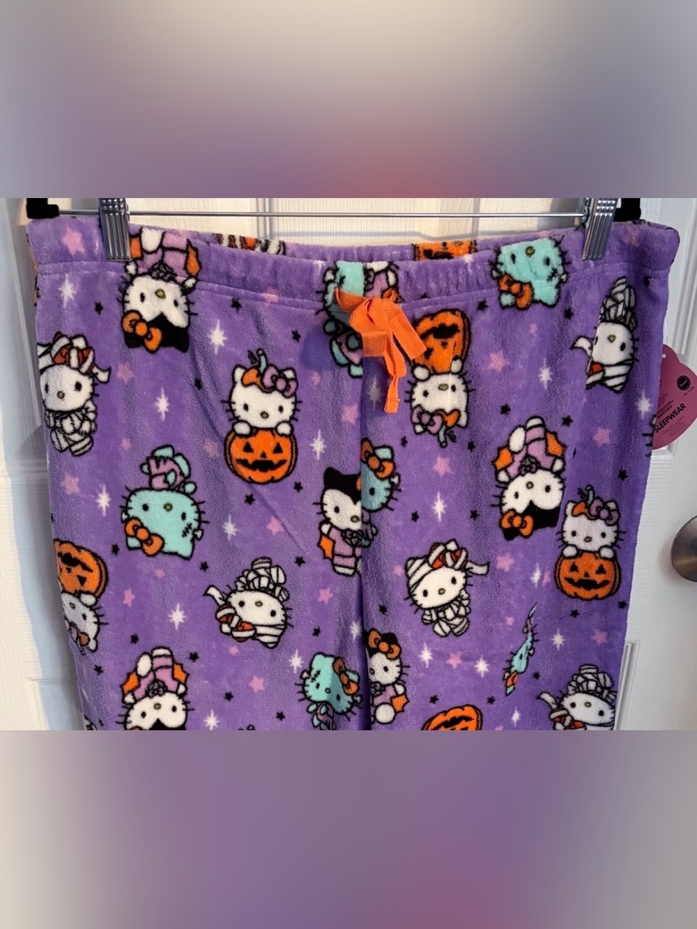 Hello Kitty Halloween Pajama Pants, Women’s Size Medium or Large available NWT
